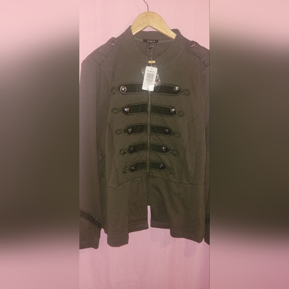 Torrid Size 2 Green Zip Front Military Jacket - Picture 4 of 4